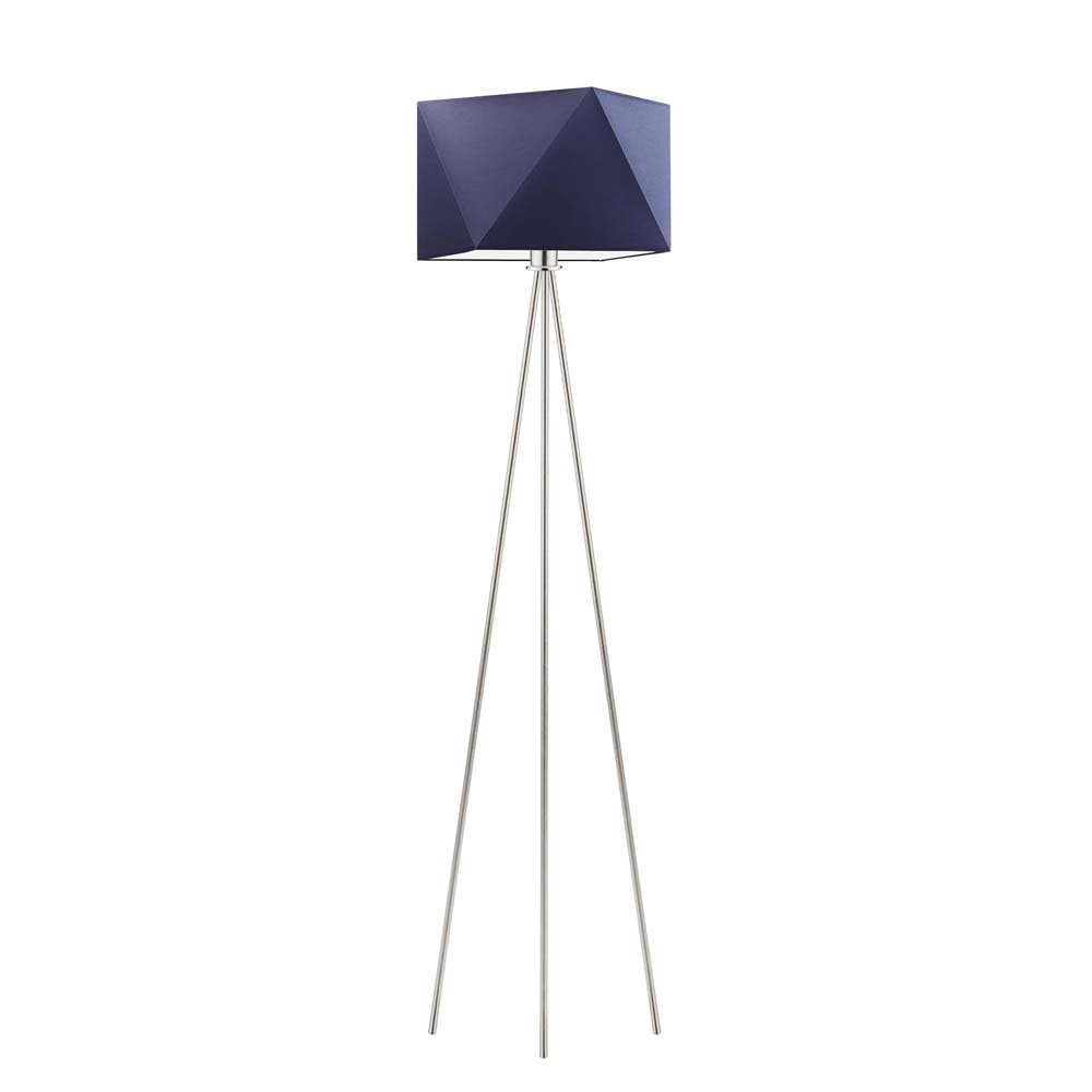 LYSNE, lampa podłogowa KANTON, granatowy