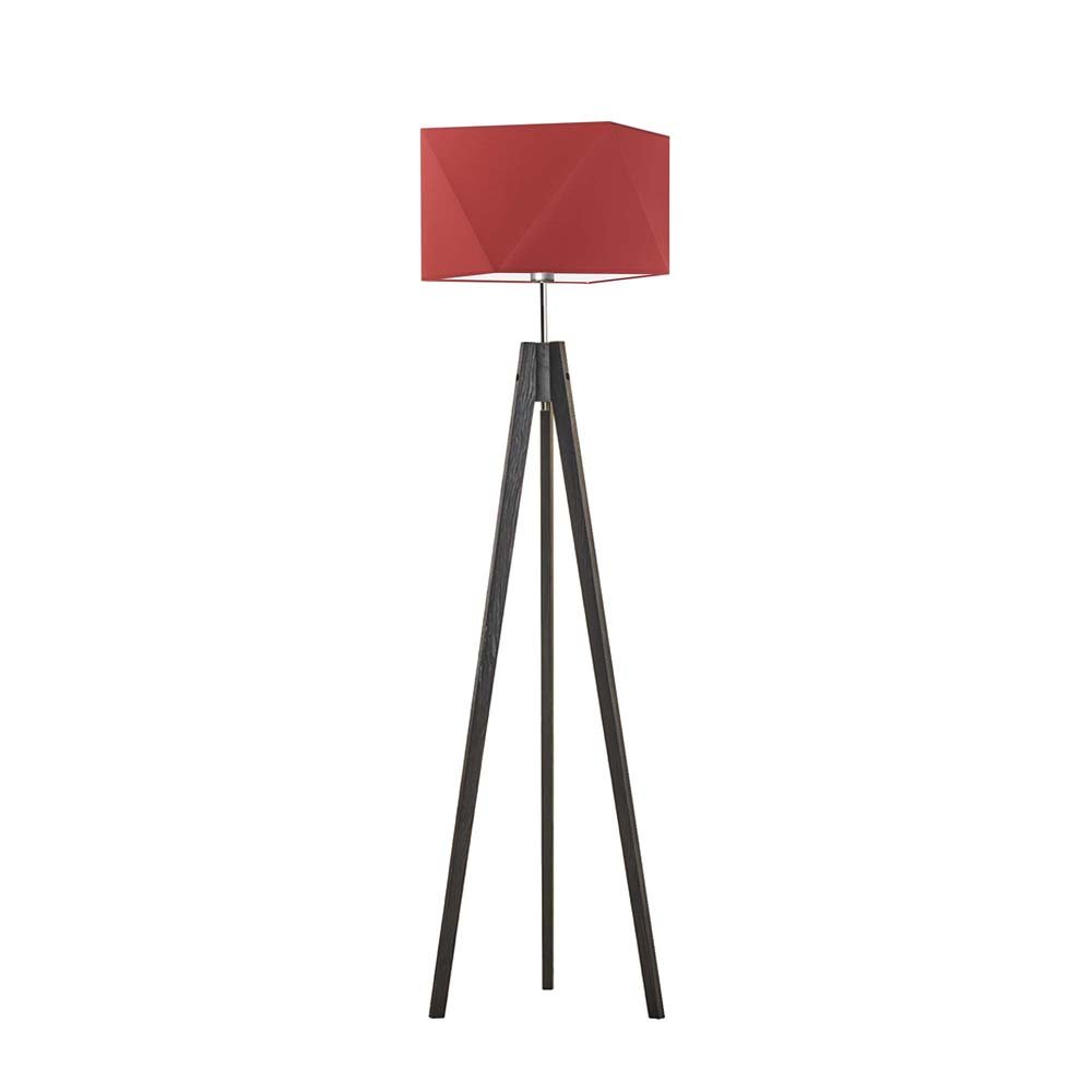 LYSNE, lampa podłogowa LAGOS, czerwony