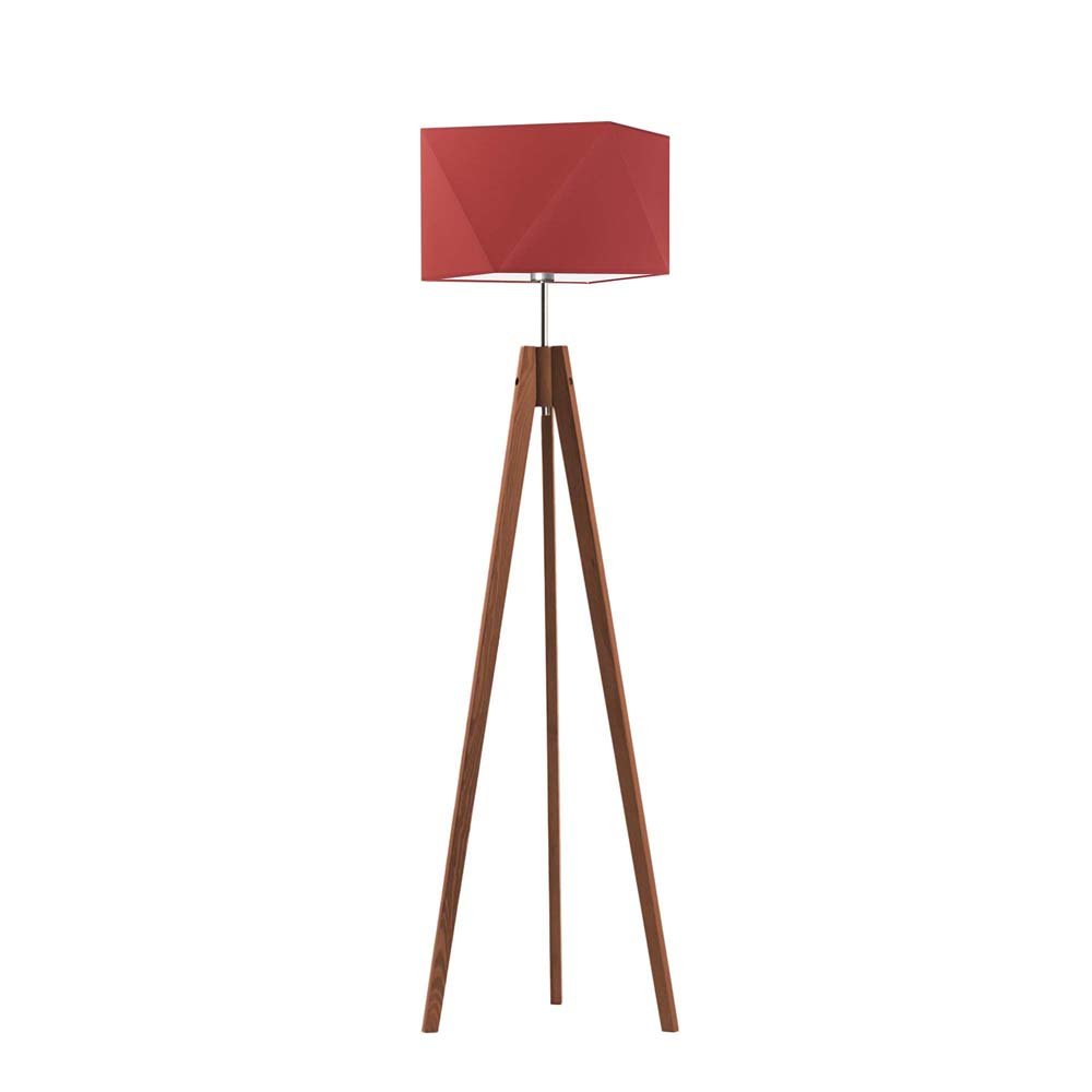 LYSNE, lampa podłogowa LAGOS, czerwony
