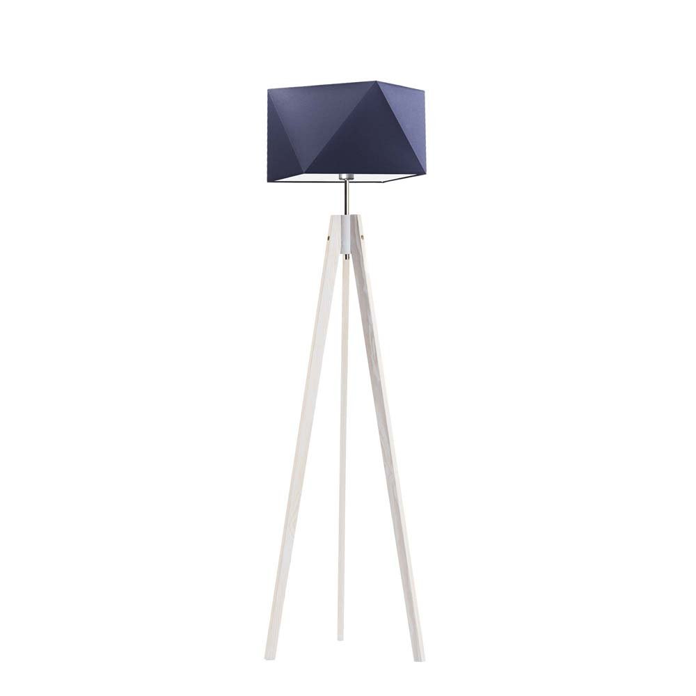 LYSNE, lampa podłogowa LAGOS, granatowy