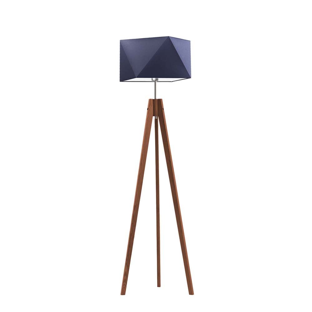 LYSNE, lampa podłogowa LAGOS, granatowy