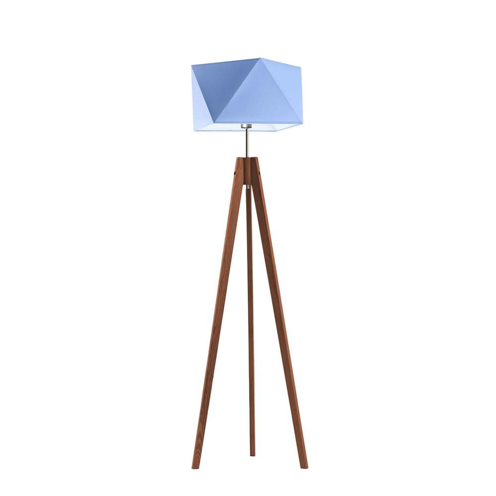 LYSNE, lampa podłogowa LAGOS, niebieski