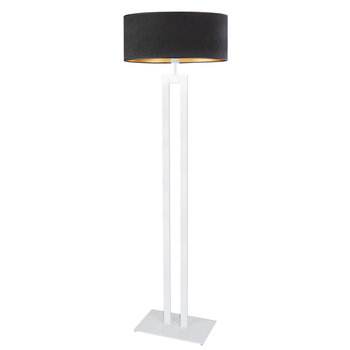 Lysne, Lampa stojąca w stylu glamour Kalifornia Velur, Czarny ze złotym wnętrzem - LYSNE