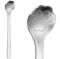 ŁYŻECZKA KOCIA ŁAPKA ŁAPA SREBRNA na PREZENT 1SZT