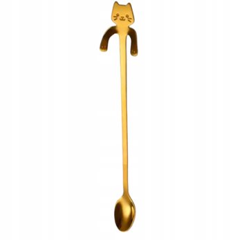 ŁYŻECZKA KOT KOTEK LATTE GoWo - PREZENT DLA KOCIAR - ZŁOTA DŁUGA!! - Inny producent