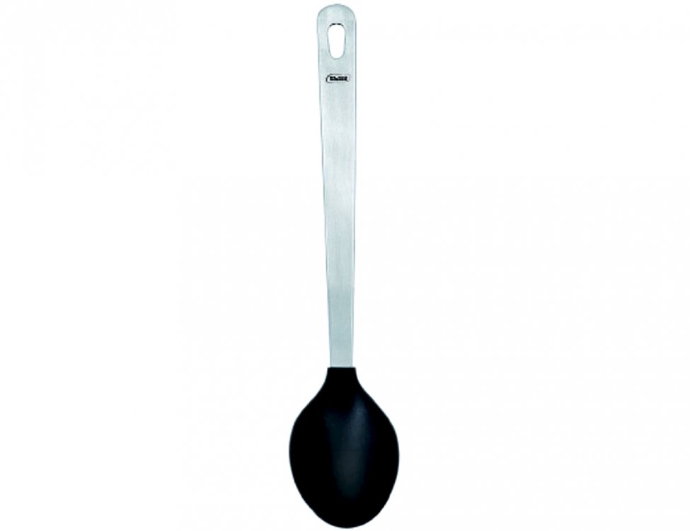Łyżka nylonowa IBILI, czarno-srebrna, 33 cm