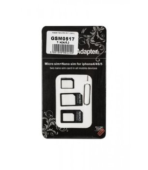 M-LIFE ADAPTER NANO SIM 3W1 CZARNY - M-Life