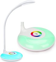 M011  LAMPKA BIURKOWA LED BIURKO LAMPA 256 KOLORÓW RGB  płaska podstawa