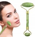 M031  Masażer Do Twarzy Z Jadeitu Roller Wałek Jadeitowy Zielony - Retoo