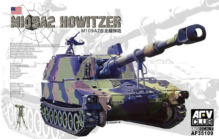 Zdjęcia - Model do sklejania (modelarstwo) M109A2 Howitzer 1:35 Afv Club 35109