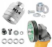 M14 BRUZDOWNICA GŁOWICA ROWKOWANIA ADAPTER NAKRĘTKA SZLIFIERKI KONTOWEJ HIT