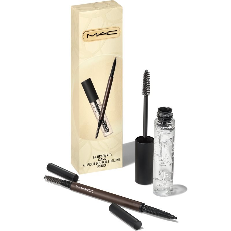Mac Cosmetics, Bubbles & Bows Hibrow Kit Zestaw Upominkowy Do Brwi Odcień Dark 2 Szt. Sklep