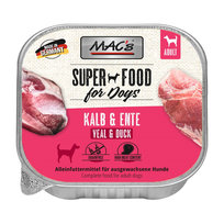 MAC's Dog Bezzbożowa Mokra Karma Dla Psa Tacka 150g Cielęcina z Kaczką