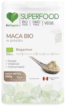 Maca BIO w proszku BeOrganic 200 g - BeOrganic