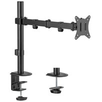 Maclean uchwyt biurkowy do monitora lcd, 17-32", 9kg, vesa 75x75, 100x100, podwójne ramię mc-753n Maclean
