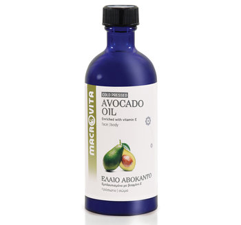 MACROVITA OLEJ Z AWOKADO w naturalnych olejach - tłoczony na zimno z witaminą E 100ml - Macrovita