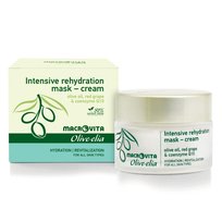 MACROVITA Olive.elia naturalna maska-krem intensywnie nawilżająca z bio-oliwą i czerwonymi winogronami do wszystkich rodzajów cery 50ml Macrovita