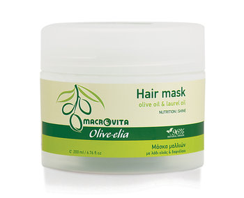 MACROVITA OLIVE-ELIA odżywcza maska do włosów intensywnie regenerująca z bio-składnikami 200ml - Macrovita