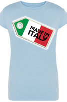 Made In Italy T-Shirt Damski Modny Nadruk r.M