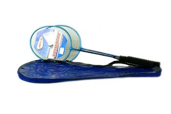 Madej, Badminton w pokrowcu + lotka, niebieski - Madej