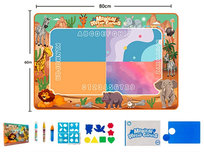 Madej, Mata do kolorowania wodnym pisakiem - Safari