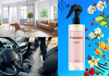 MADEMOISELLE Perfumy do domu Room Spray Odświeżacz powietrza zapach perfumy do domu pokoju biura łazienki garderoby szafy tkanin ubrań samochodu 200 ml - ravina