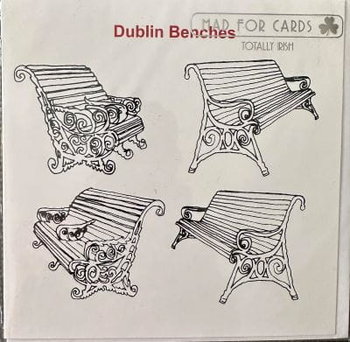madforcards- Kartka 'Dublin Benches' - Inna marka