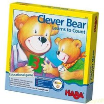 Mądry miś uczy się dodawać, gra edukacyjna, Haba