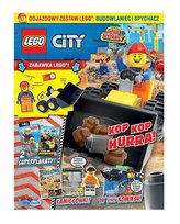 Magazyn LEGO City 10/2023 – Budowlaniec i Spychacz [952310] Blue Ocean Entertainment Polska Sp. z o.o.