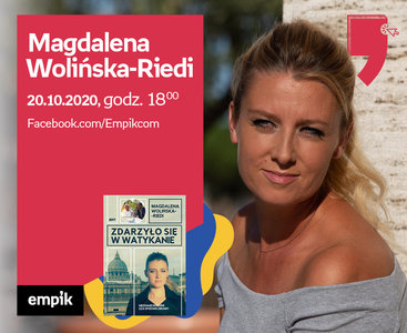 Magdalena Wolińska-Riedi – Premiera | Wirtualne Targi Książki