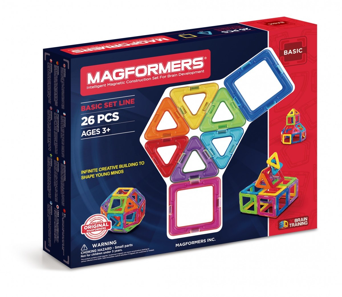 Magformers, klocki magformers basic, 701004