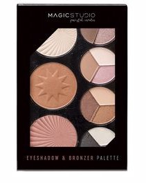 Magic Studio, Eyeshadow & Bronzer Palette, Paleta Cieni I Bronzerów Makijaż - Magic Studio