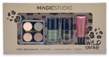 Magic Studio, Wild, Zestaw Do Makijażu I Stylizacji Paznokci, 4 Szt. - Magic Studio