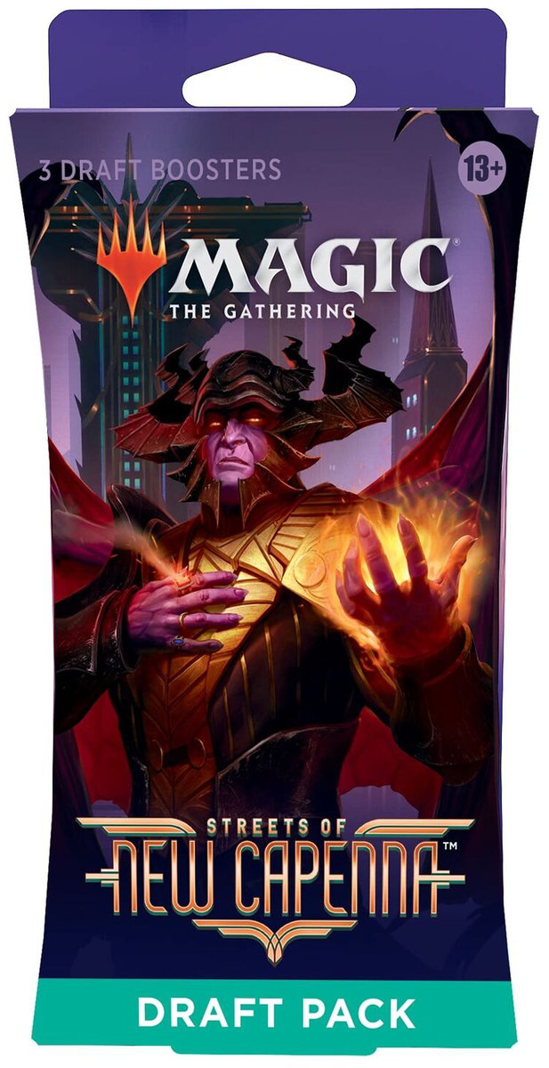 Фото - Настільна гра Wizards of the Coast Magic the Gathering: Streets of New Capenna - Draft Booster Pack  (3 szt.)