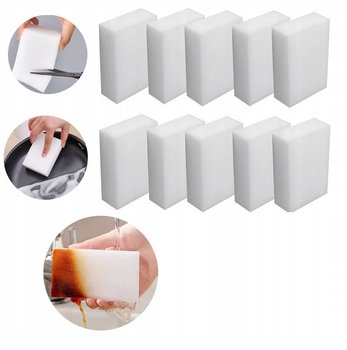 MAGICZNA GĄBKA mocne bezpieczne MAGICZNE GĄBKI DO ZABRUDZEŃ 10 SZTUK - Inny producent