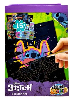 Magiczna kolorowanka zdrapywanka. 15 arkuszy Disney Stitch - Canenco