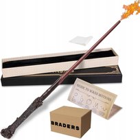 Magiczna Różdżka Harry Potter Strzelająca Ogniem Idealny Cosplay na PREZENT Braders