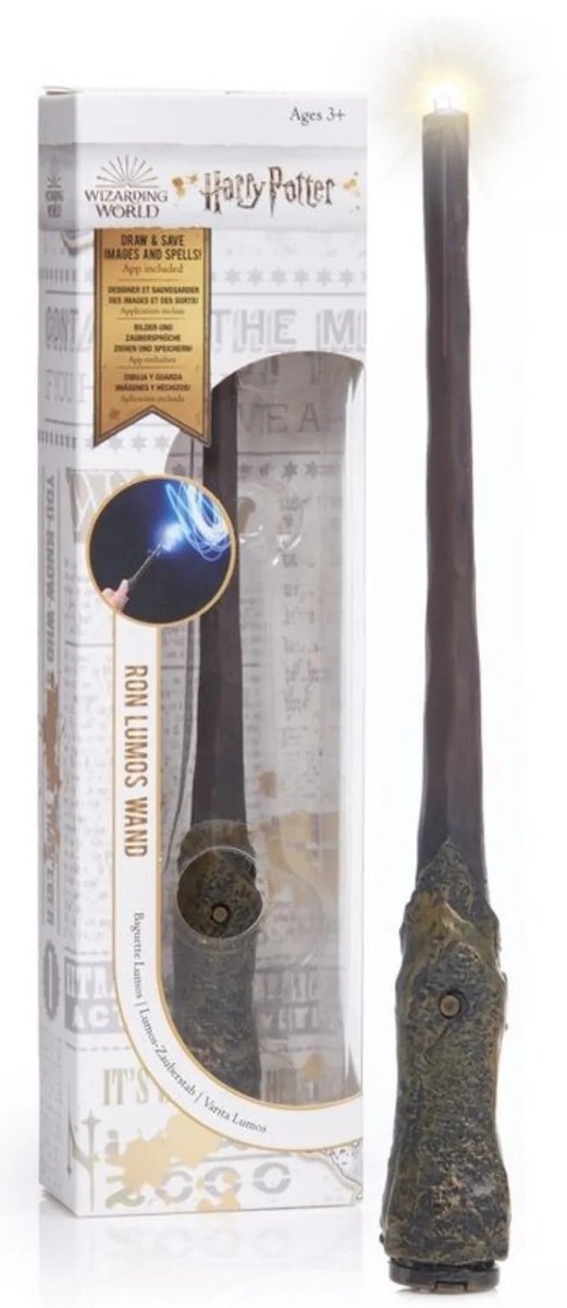 Magiczna Różdżka Lumos Harry Potter Ron 18Cm Świec - WOW | Przyjęcia I ...