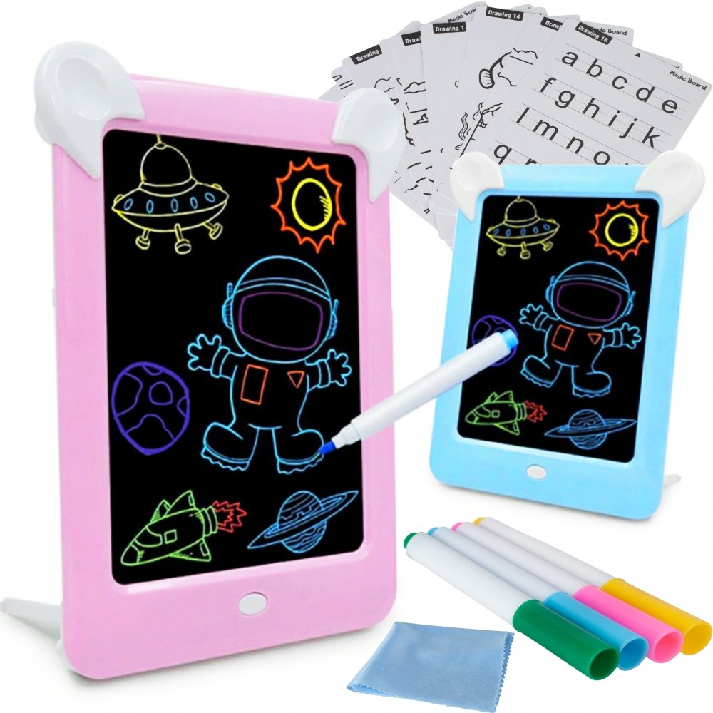 Zdjęcia - Kreatywność i rękodzieło KART Magiczna Tablica Tablet Do Rysowania Znikopis 3D + 10 