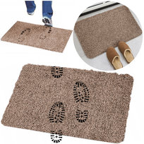 Magiczna wycieraczka mata Strado do butów antypoślizgowy dywanik 45x70 XXL - Brązowa