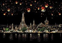 Magiczna Zdrapka  Chengmail Miasto Lampionów 40x28cm