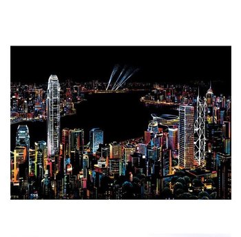 Magiczna Zdrapka Port Victoria Hong Kong 40x28 cm - Moments