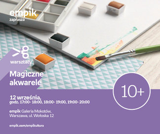 Magiczne akwarele | Empik Galeria Mokotów