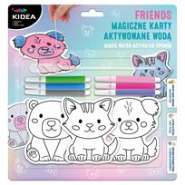 Magiczne Karty Aktywowane Wodą Friends Kidea Derform