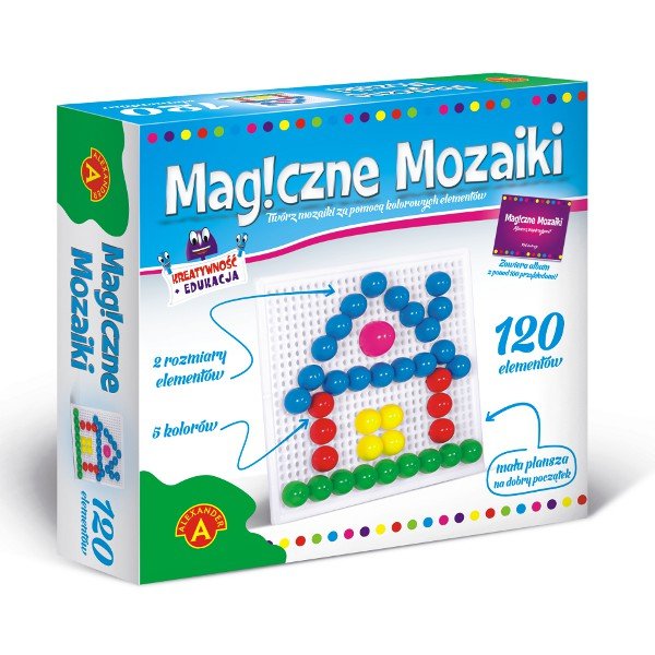 Magiczne Mozaiki Kreatywność I Edukacja 120 Elementów Alexander Dla Dzieci