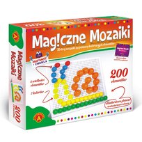 Magiczne Mozaiki Kreatywność I Edukacja 200 Elementów Alexander Zabawka 4 +