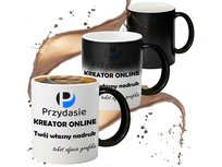 Magiczny Kubek Z Twoim Własnym Dowolnym Nadrukiem Foto Logo Na Prezent