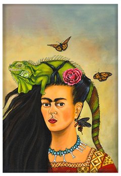 Magnes Autoportret Frida Kahlo - Szyjemy Sztukę