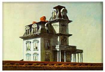 Magnes Dom przy torach kolejowych Edward Hopper - Szyjemy Sztukę