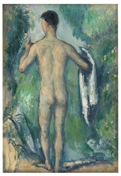 Magnes Kąpiący się na stojąco, widziany z tyłu Paul Cezanne - Szyjemy Sztukę